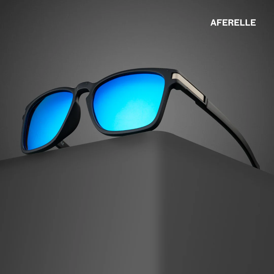 THE PRODUCER | Black Blue UV400 Polarized A Grade Lens  For Biking Running Sports Adventure
