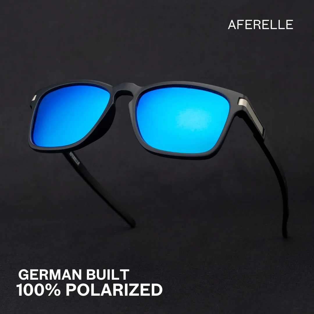 THE PRODUCER | Black Blue UV400 Polarized A Grade Lens  For Biking Running Sports Adventure - Image 2