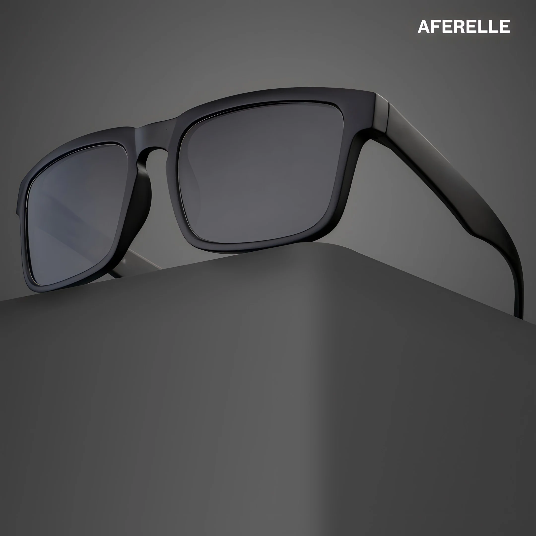 THE  CHALLENGER Matt Black UV400 Polarized Sunglasses - Image 2